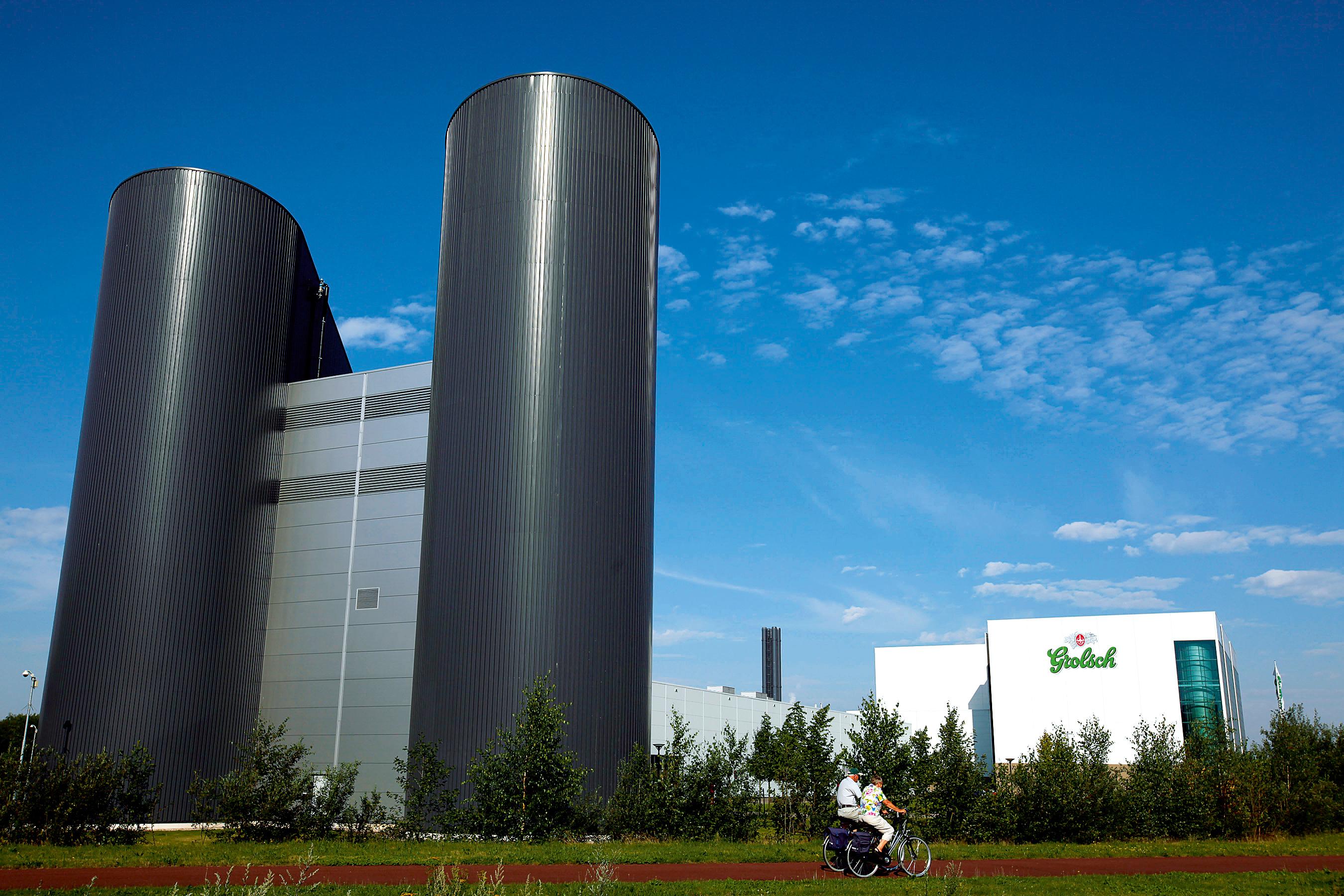SABMiller: The Grolsch brewery and water treatment towers in Enschede, The Netherlands. Mandatory credit: One Red Eye/Jason Alden