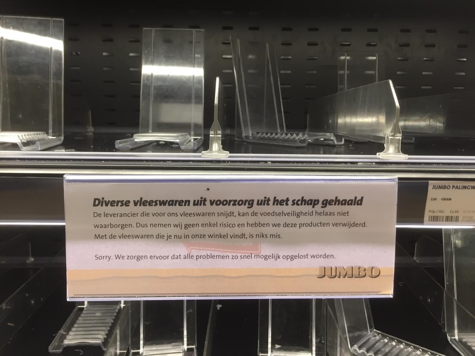 Terugroepactie vleeswaren Offerman vanwege Listeria