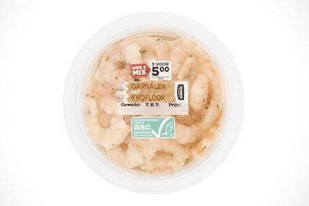 Jumbo haalt knoflookgarnalen terug wegens listeria