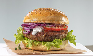 epa06205727 Commercial handout image released by FOOD2020 on 15 September 2017.
Insect burger from the region / FOOD2020 as a springboard for Osnabrück Startup company plattform.  EPA-EFE/FOOD2020 / HANDOUT  HANDOUT EPA COMMERCIAL FEED/EDITORIAL USE ONLY/NO SALES
