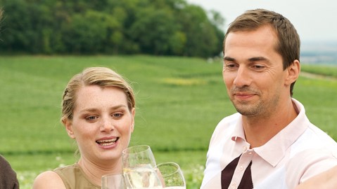 CIVC-PIQUE NIQUE DANS LES VIGNES-SIPA PRESS-JP BALTELChampagne-FRANCE, le 17/07/08