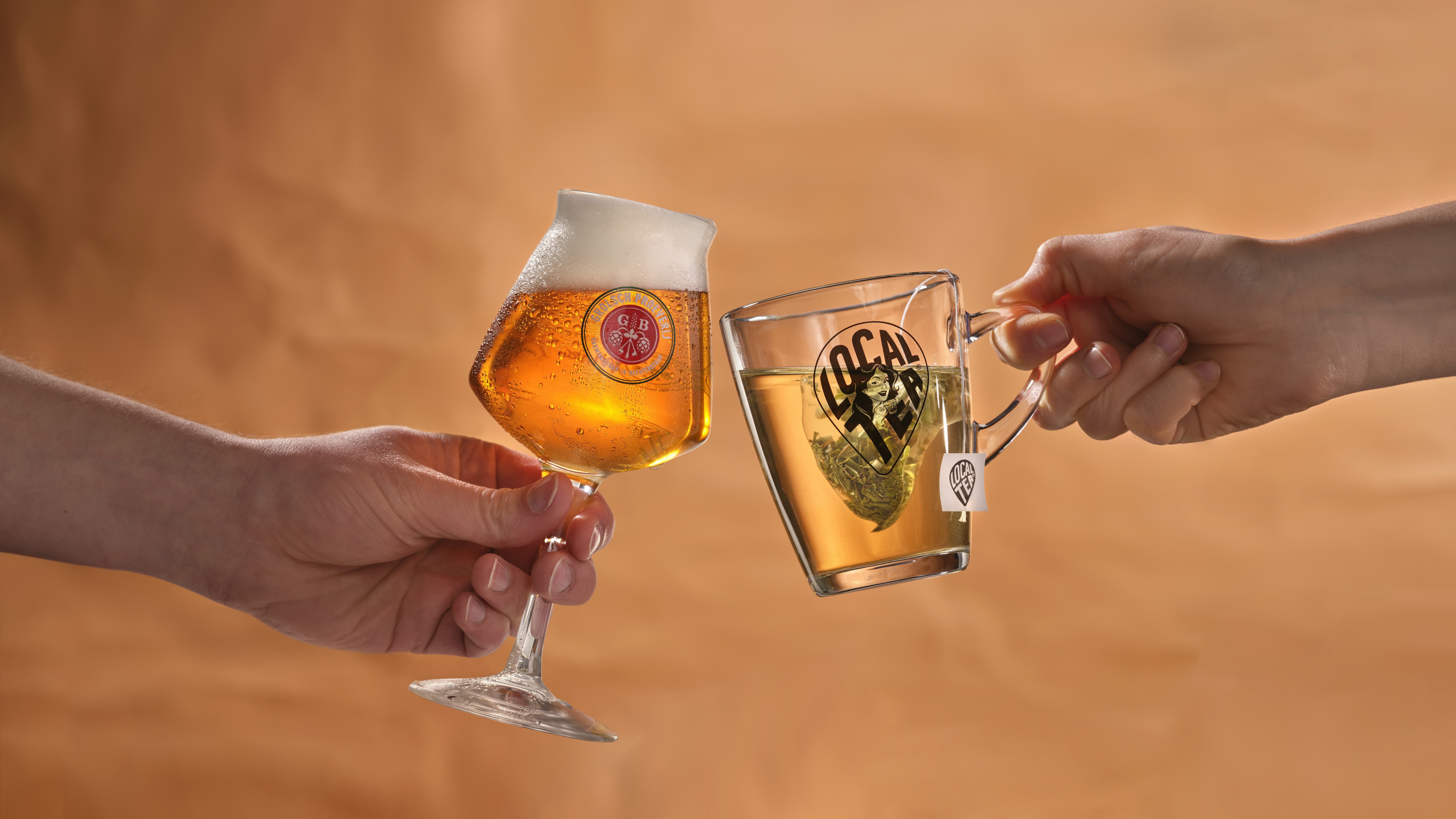 Grolsch en LocalTea brouwen gezamenlijk een bier met groene thee