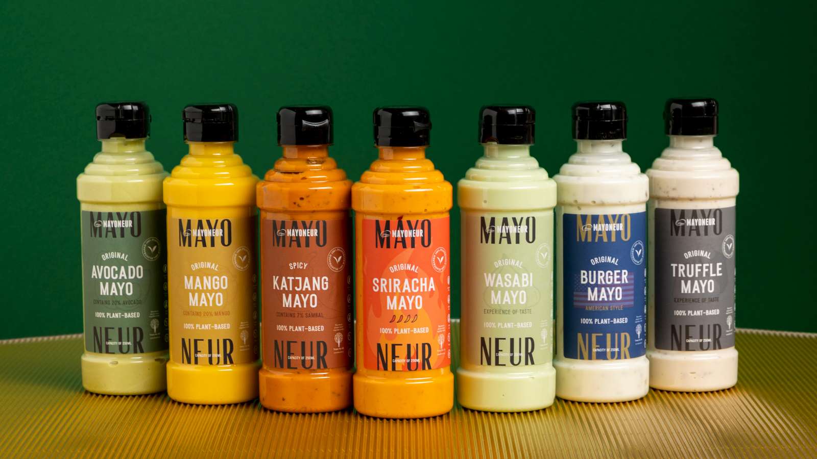 Startup Mayoneur maakt verschillende smaken plantaardige mayonaises