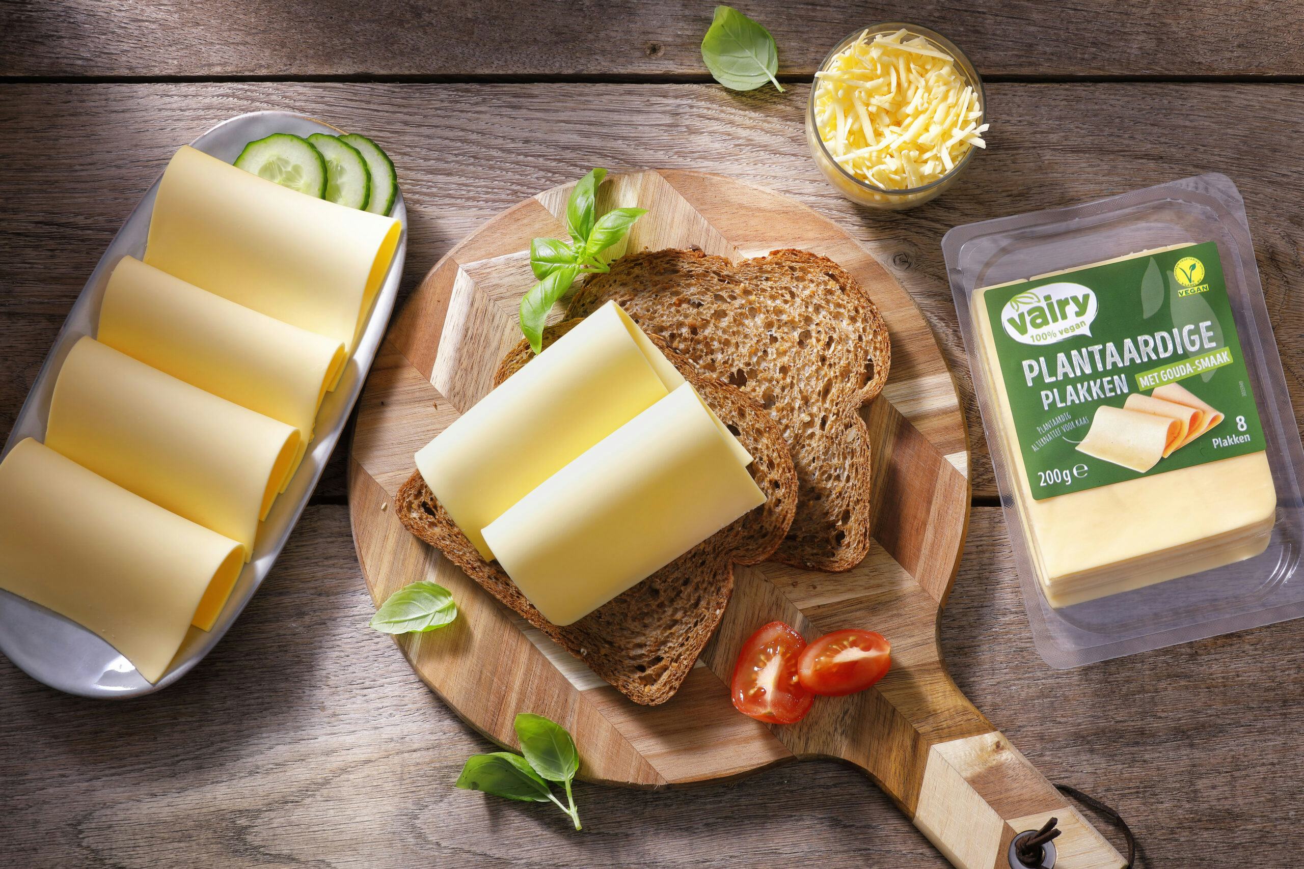 Boermarke: 'Met plantaardig blokje kaas in salade pak je ook de veganist mee'