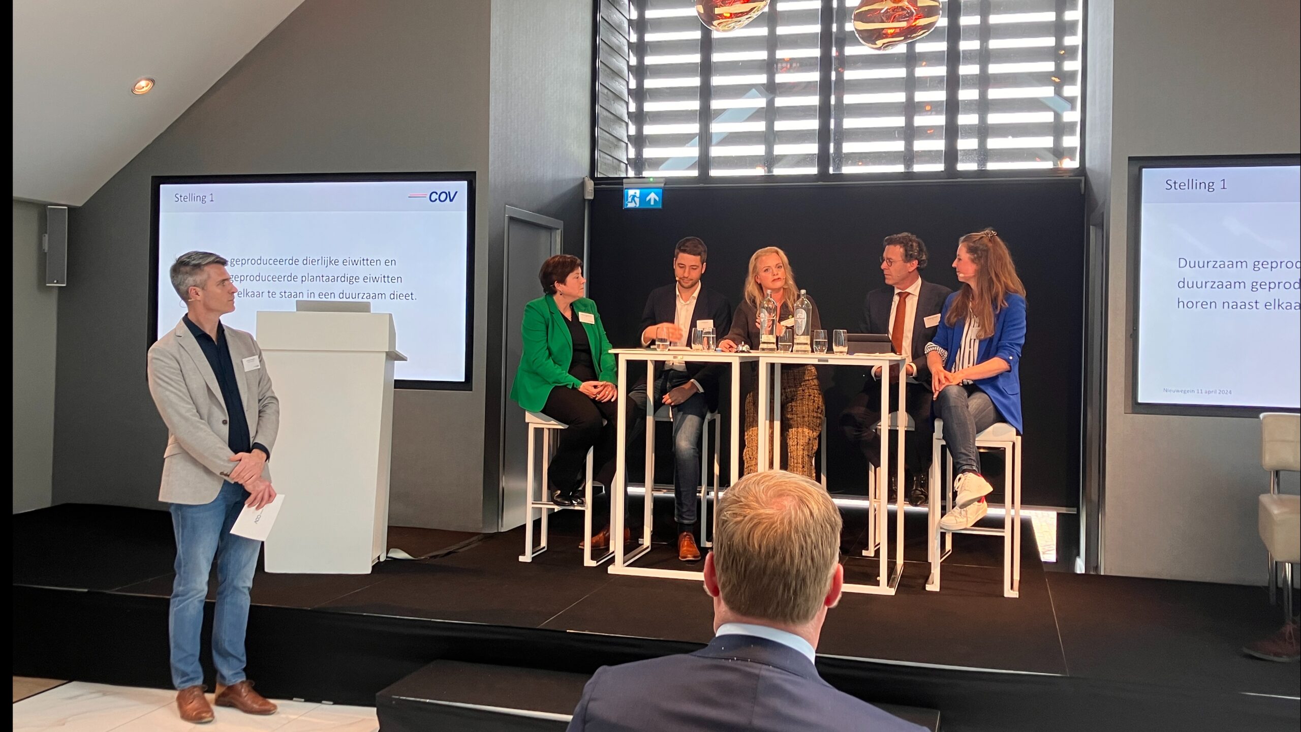 VLNR: dagvoorzitter Jan Arie Korevaar, Willemien Koning-Hoeve (CDA), Bart Millenaar (VVD), Jessika van Leeuwen (BBB), Lourens van Bruchem (SGP), Lara Sibbing (GL/PvdA).