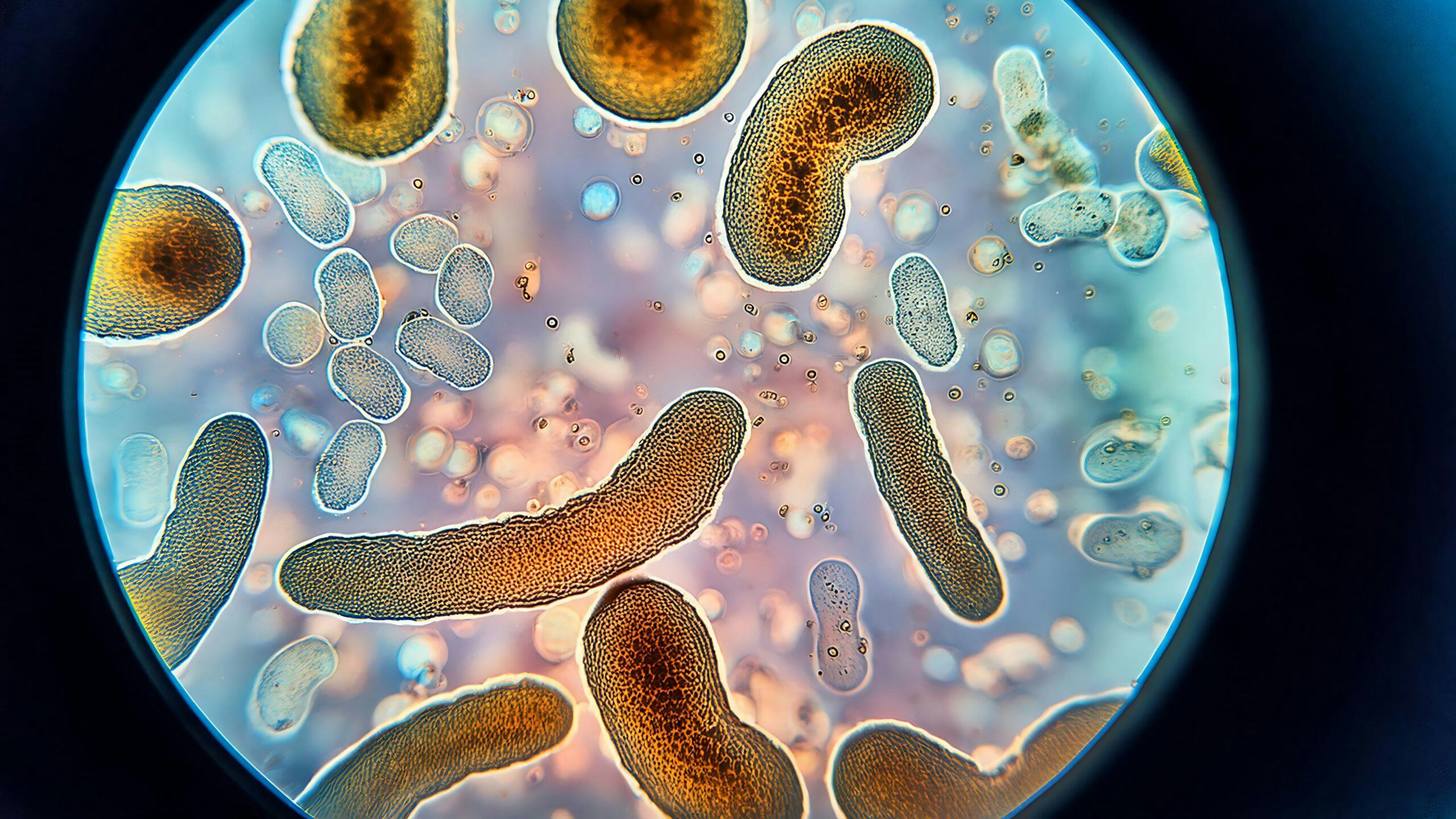 Protozoa onder een microscoop. (foto: Shutterstock)