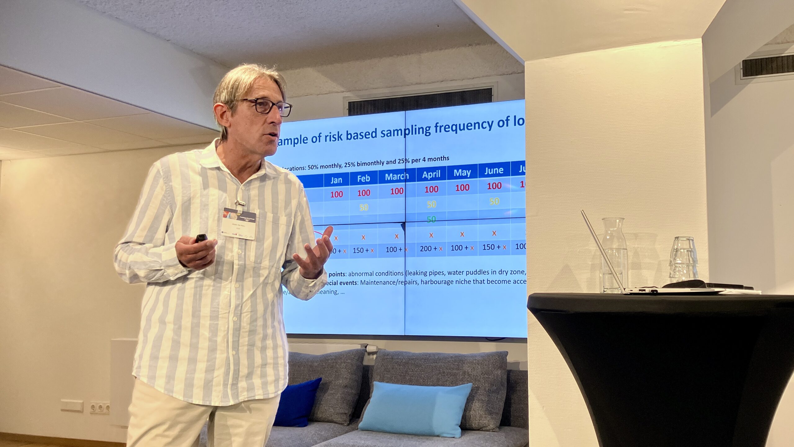 Koen De Reu (ILVO) aan het woord over omgevingsmonitoring.