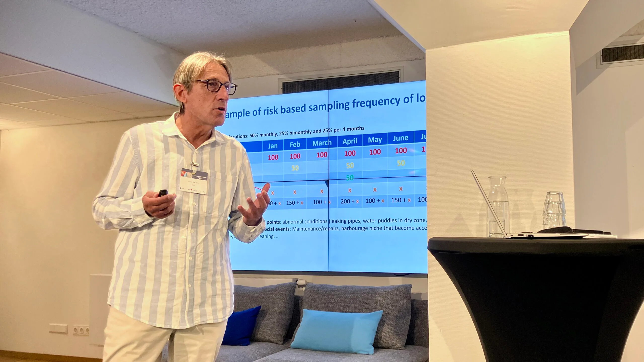 Koen De Reu (ILVO) aan het woord over omgevingsmonitoring.