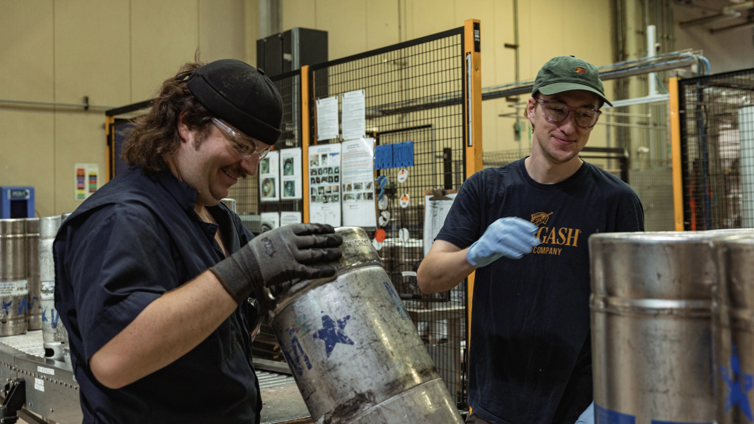 Medewerkers van Allagash Brewing Company in Maine (Beeld: Food Export - Northeast)