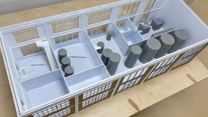 De nieuwe installatie bij BFF in een 3D-model. (Beeld: BFF)