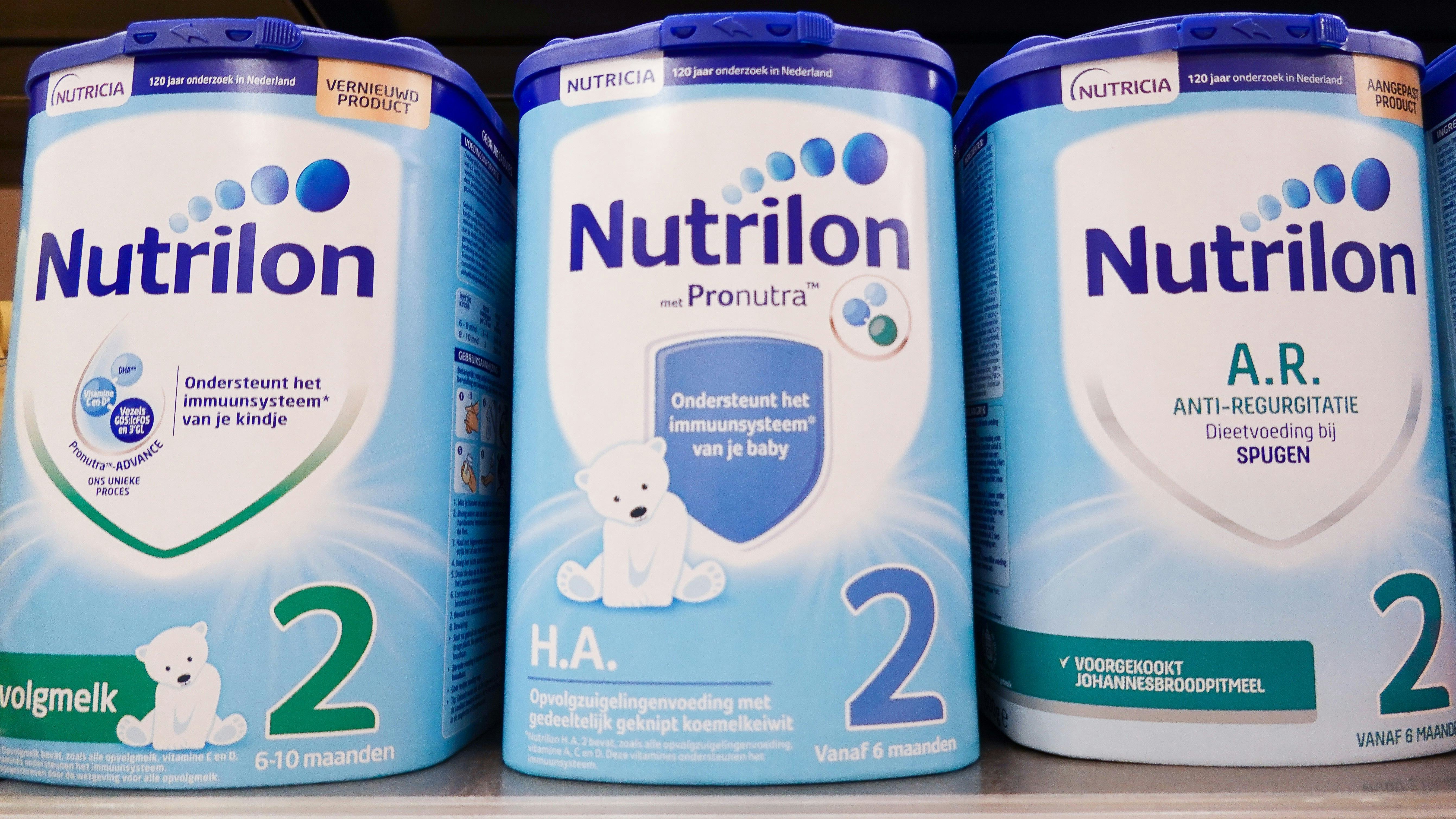 Foto: Nutrilon zuigelingenmelk. Credit Harold Versteeg | Hollandse Hoogte / ANP