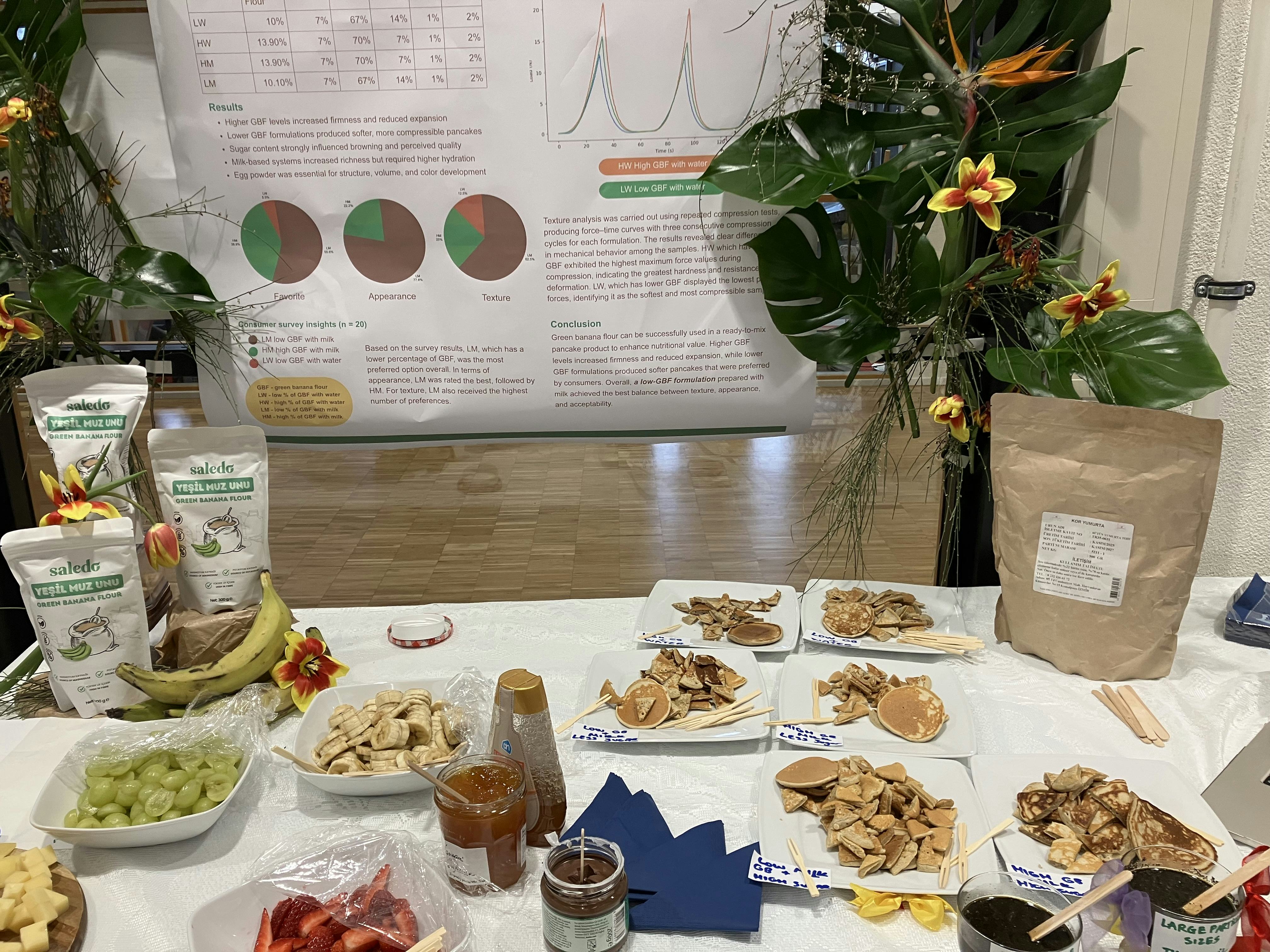 Tijdens de presentatie van de eindejaarsprojecten van de studenten van de Haagse Hogeschool was er veel te proeven