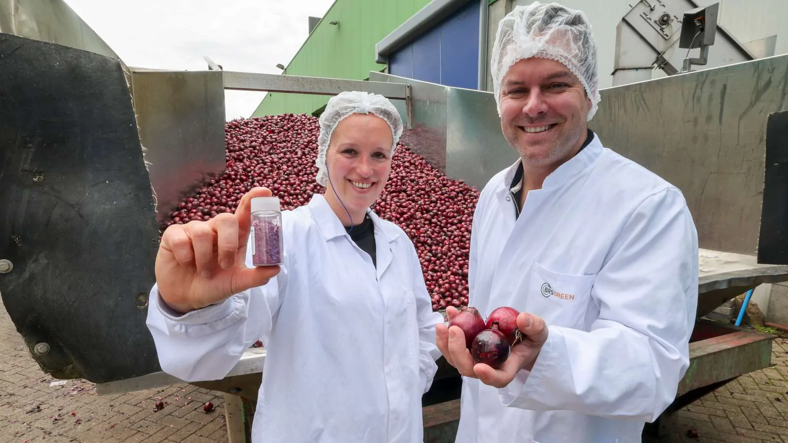 BRS Green haalt ingrediënten via bioraffinage uit rode ui. Foto: Bert Jansen
